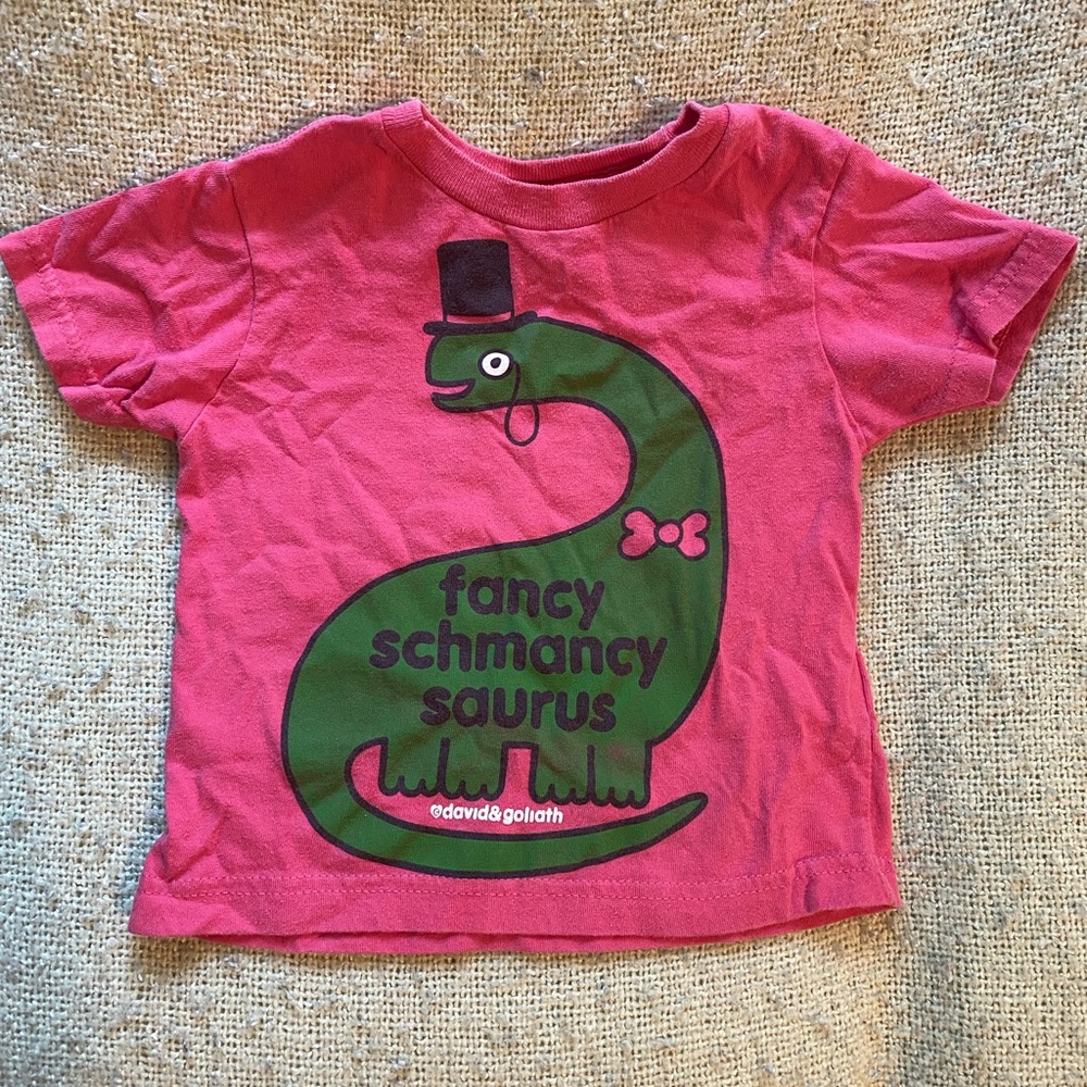 Cute pink dinosaur tshirt